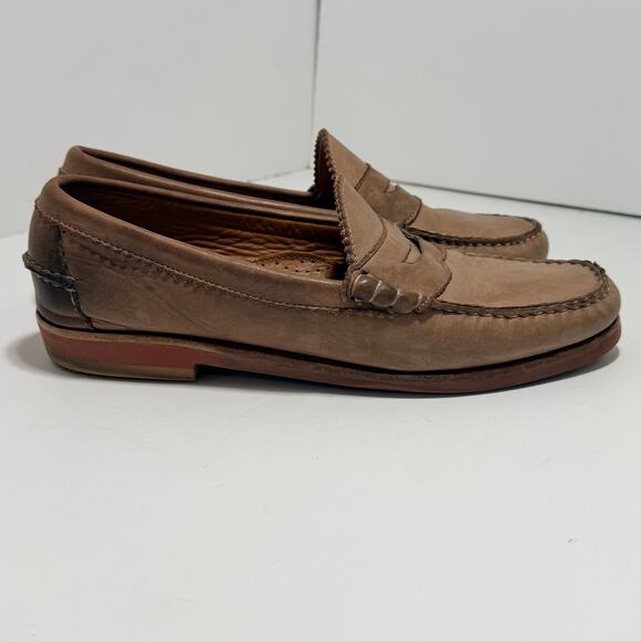 Allen Edmonds Sedona Cushioned Brown Leather Loafers Men\'s Size 10.5 *flaw